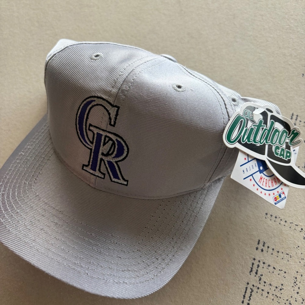Vintage 90s Outdoor Cap Colorado Rockies Hat